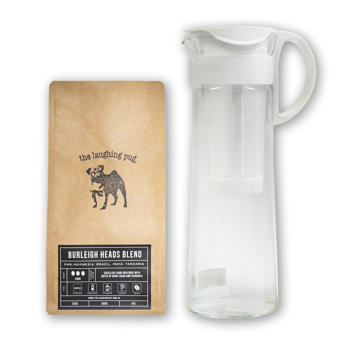 Cold Brew Bottle + Ground Coffee 500g Bundle