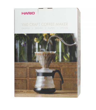 Hario V60 Craft Coffee Maker - dripper + server + filters